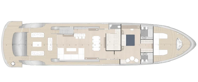 Layout Filippetti Yachts Sport 100