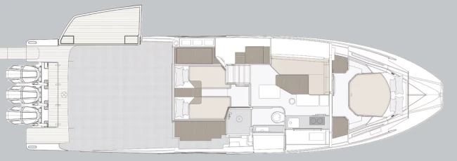 Layout Azimut Verve 48