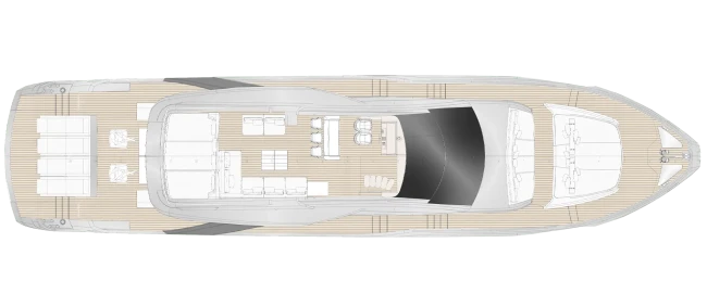 Layout Filippetti Yachts Flybridge 90
