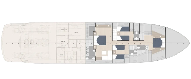 Layout Filippetti Yachts Sport 100