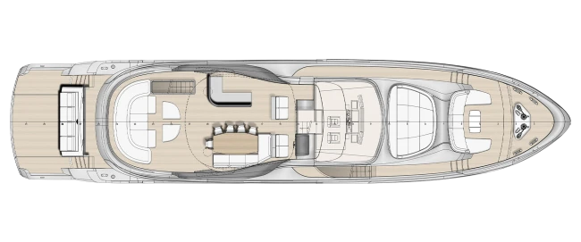Layout Filippetti Yachts Flybridge 100