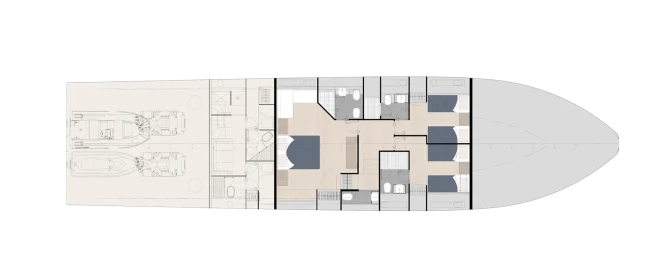 Layout Filippetti Yachts Sport 90
