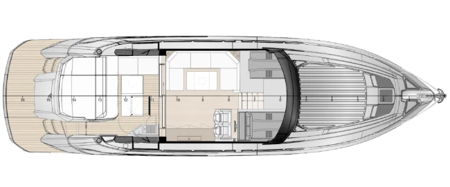 Layout Filippetti Yachts Sport 55