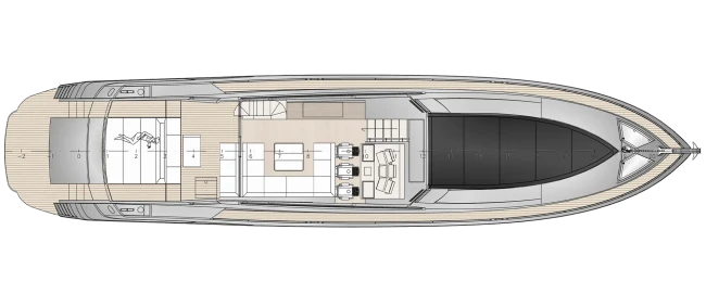 Layout Filippetti Yachts Sport 75
