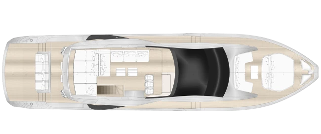 Layout Filippetti Yachts Flybridge 80