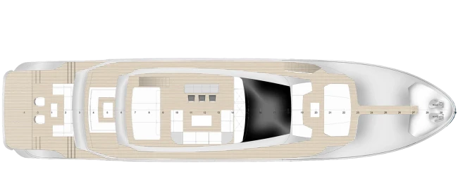 Layout Filippetti Yachts Navetta 32