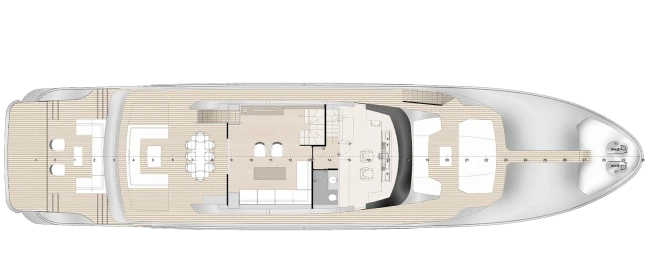 Layout Filippetti Yachts Navetta 32